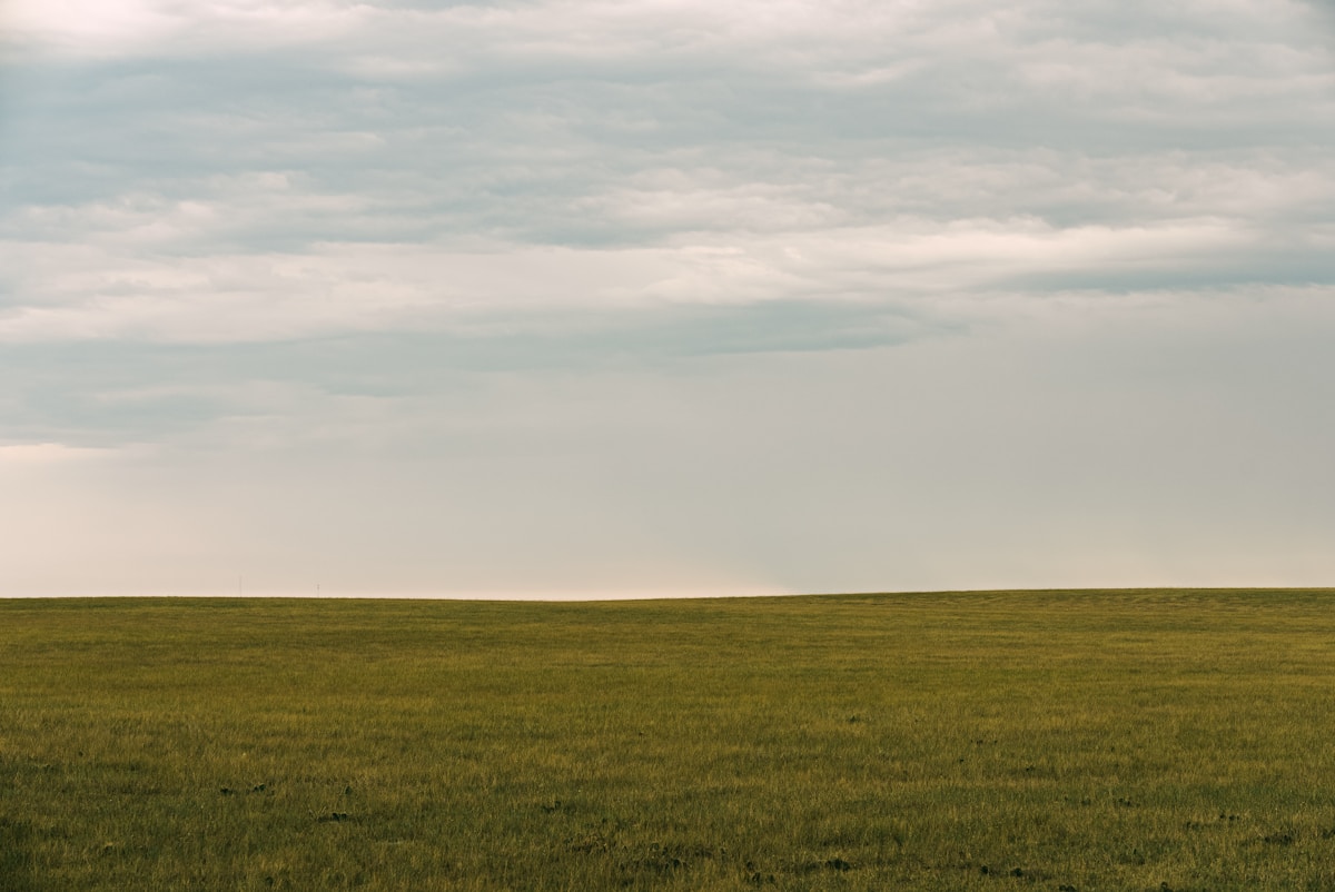 Open farmland in Northern Indiana near Marion